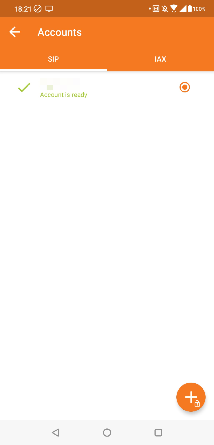 アカウント画面