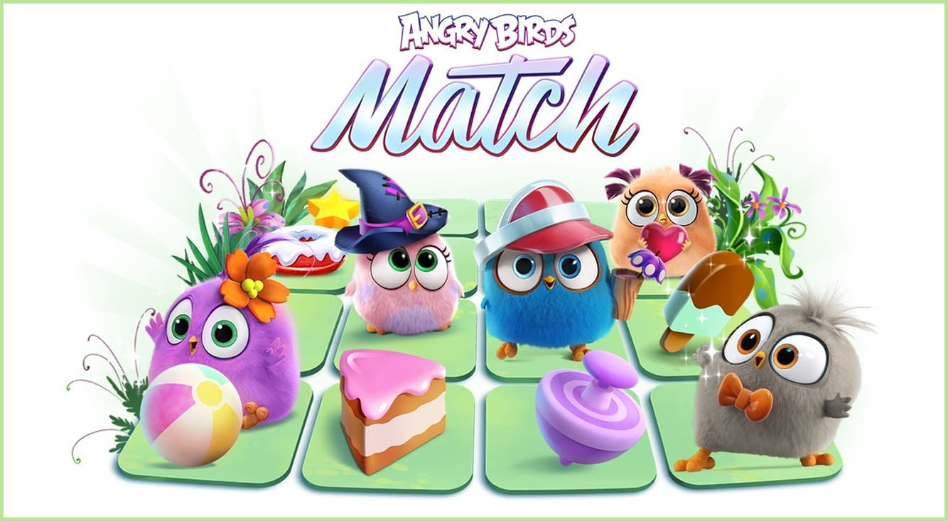 ステージ数1,000以上!!アングリーバードの可愛いパズル【Angry Birds Match】