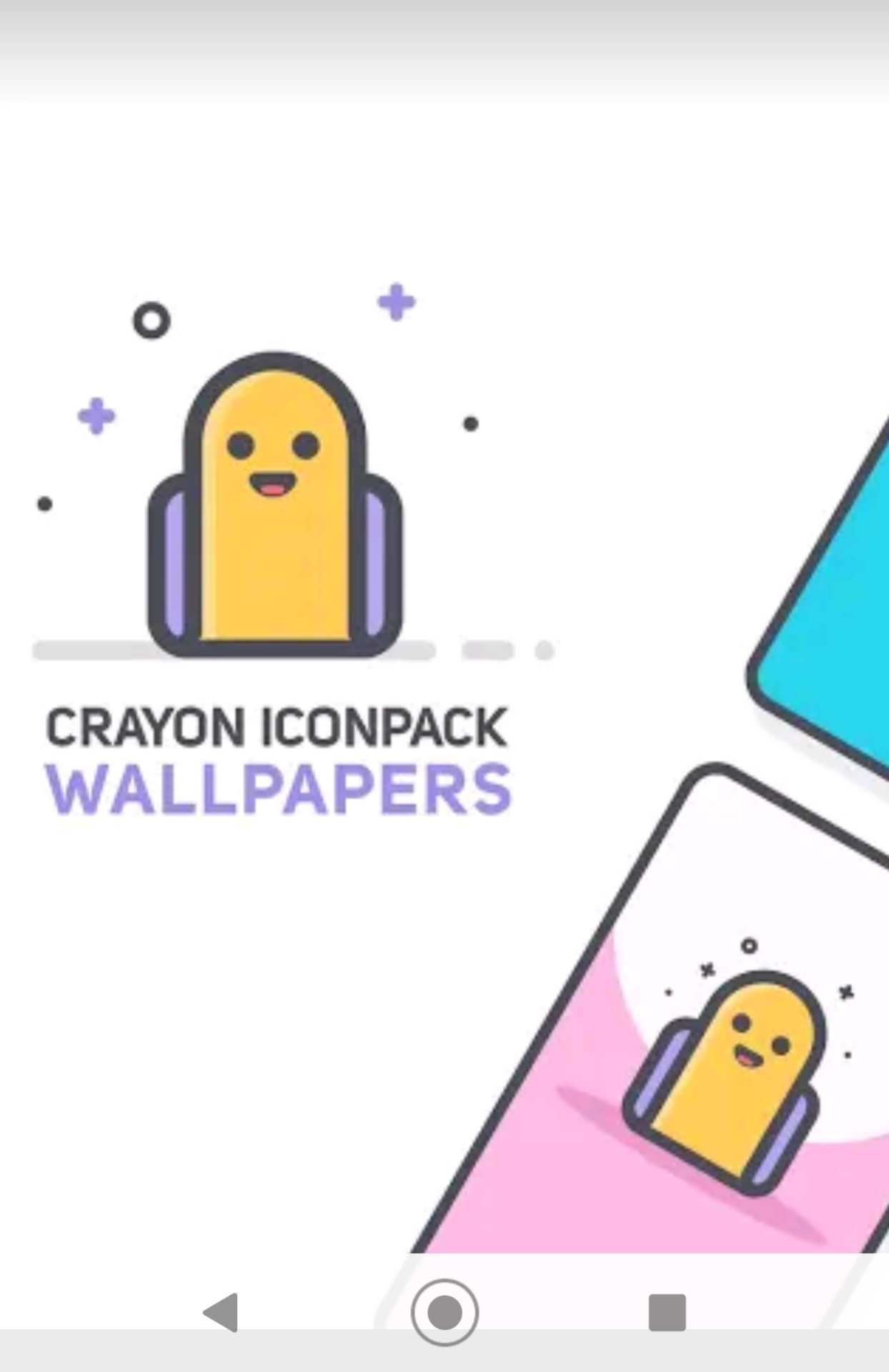 Crayon Icon Pack　可愛い　キャラクター　特徴