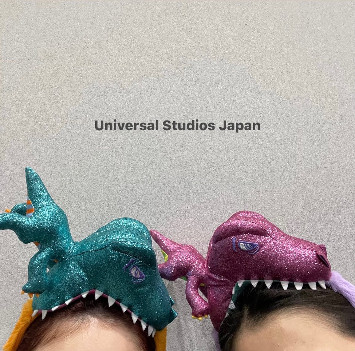 USJ ユニバ ユニバーサルスタジオジャパン カチューシャ 恐竜 ラメ