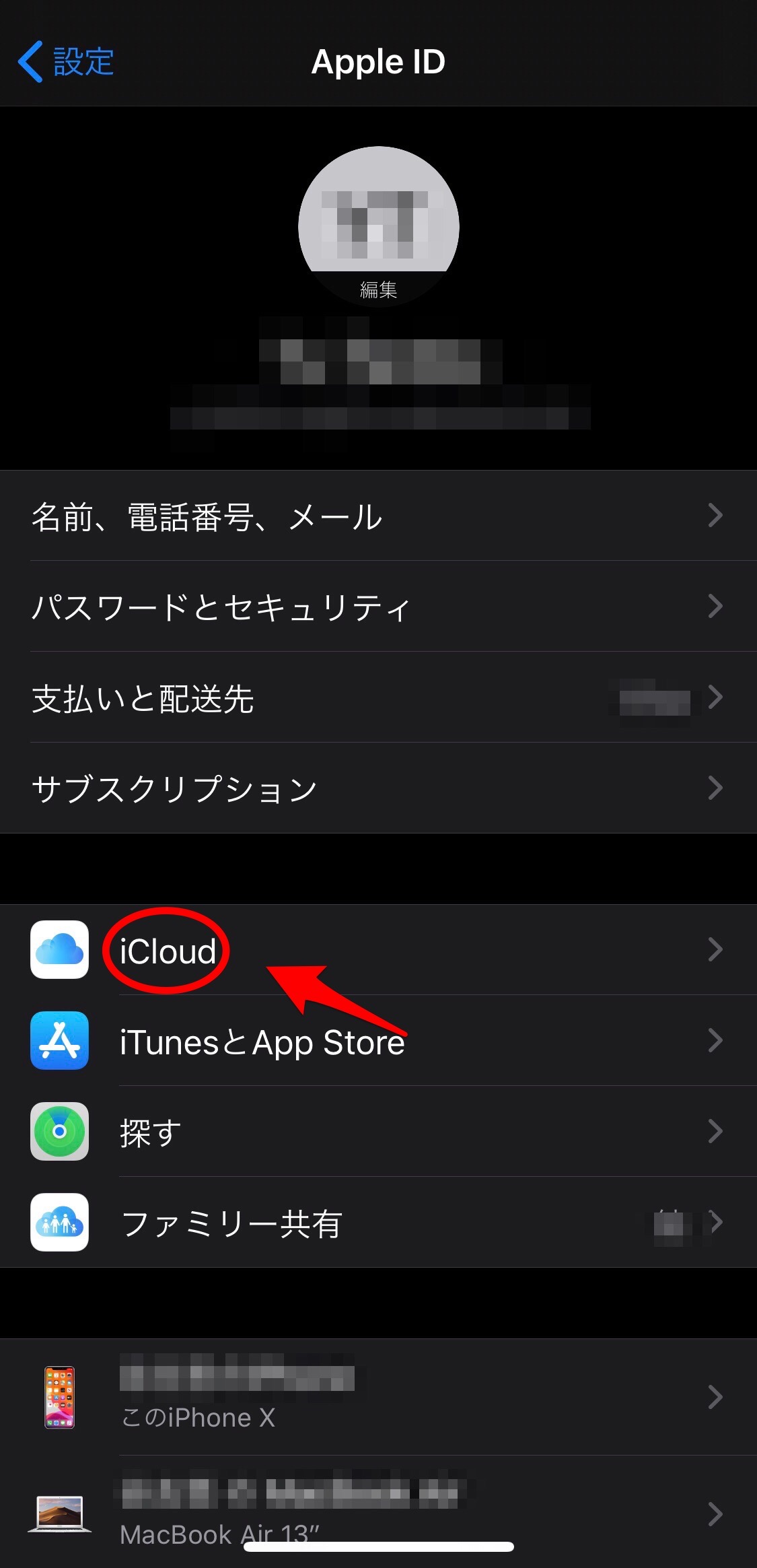iPhone iCloud
