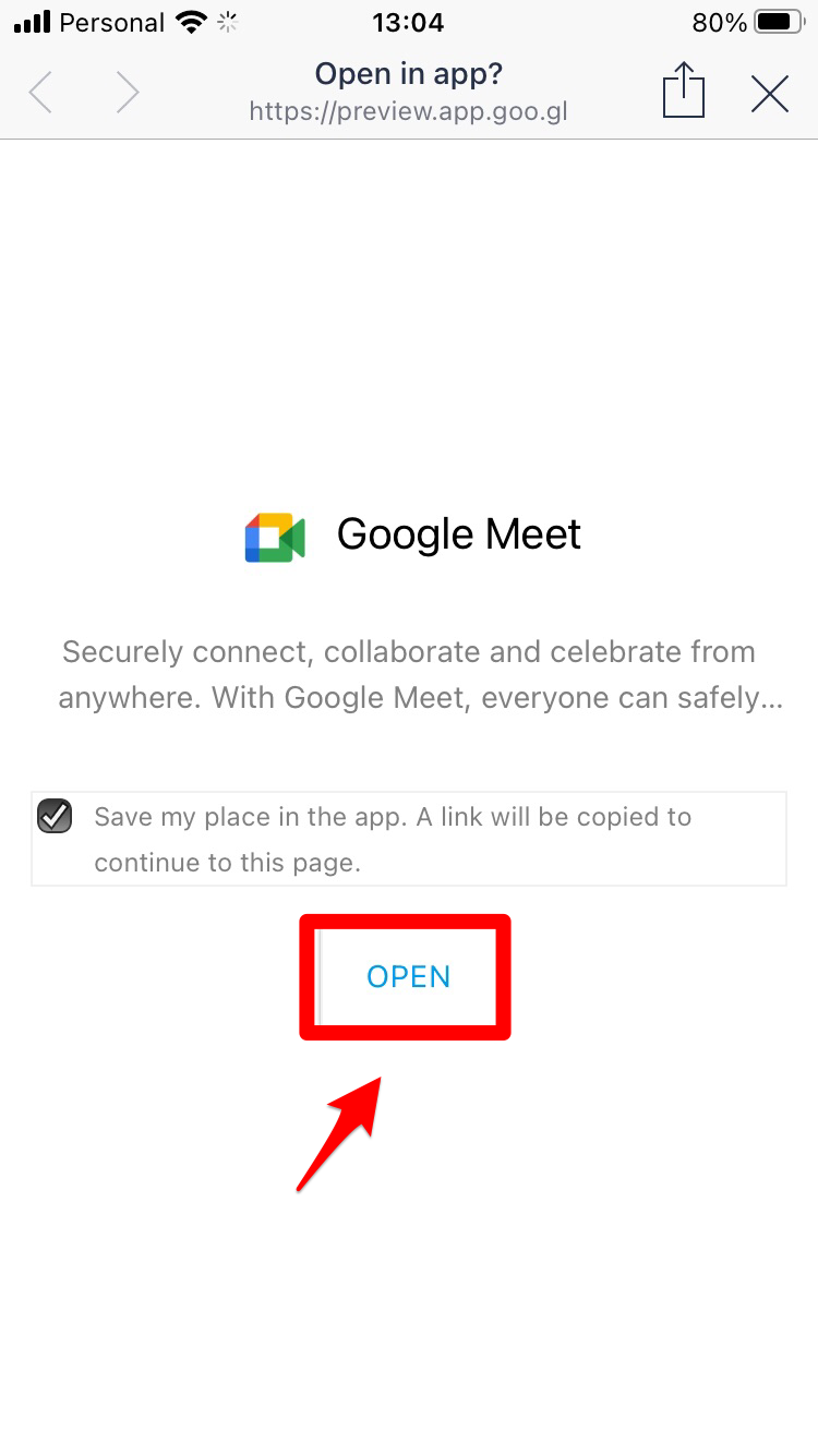 「Google Meet」アプリ
