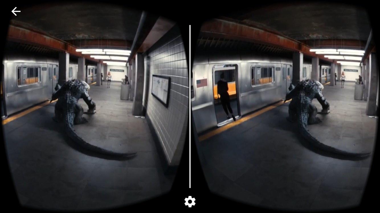 VRで怪物映画