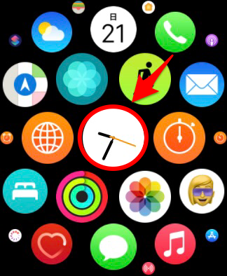 「時計」アプリ