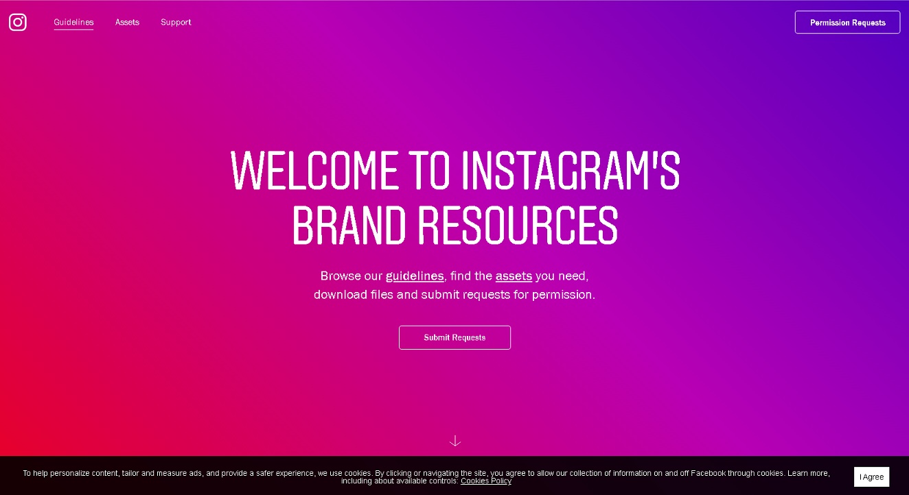 Instagram Brandの公式サイト