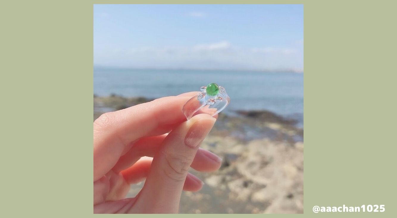 江ノ島のガラスの指輪ガチャが可愛すぎる！？「ガラスの指輪ガチャ」のご紹介♡
