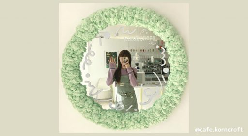 韓国で流行中 Sns映えする フォームミラー の作り方を紹介 雲みたいにデコレーションされた鏡が可愛い Apptopi