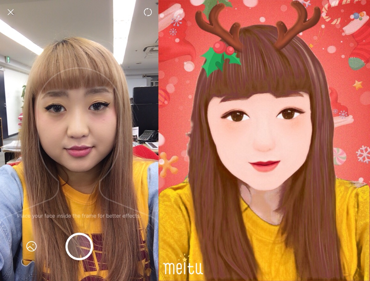 17年 盛れる 笑える クリスマス自撮りフィルターが使えるアプリ7選 Apptopi Part 4