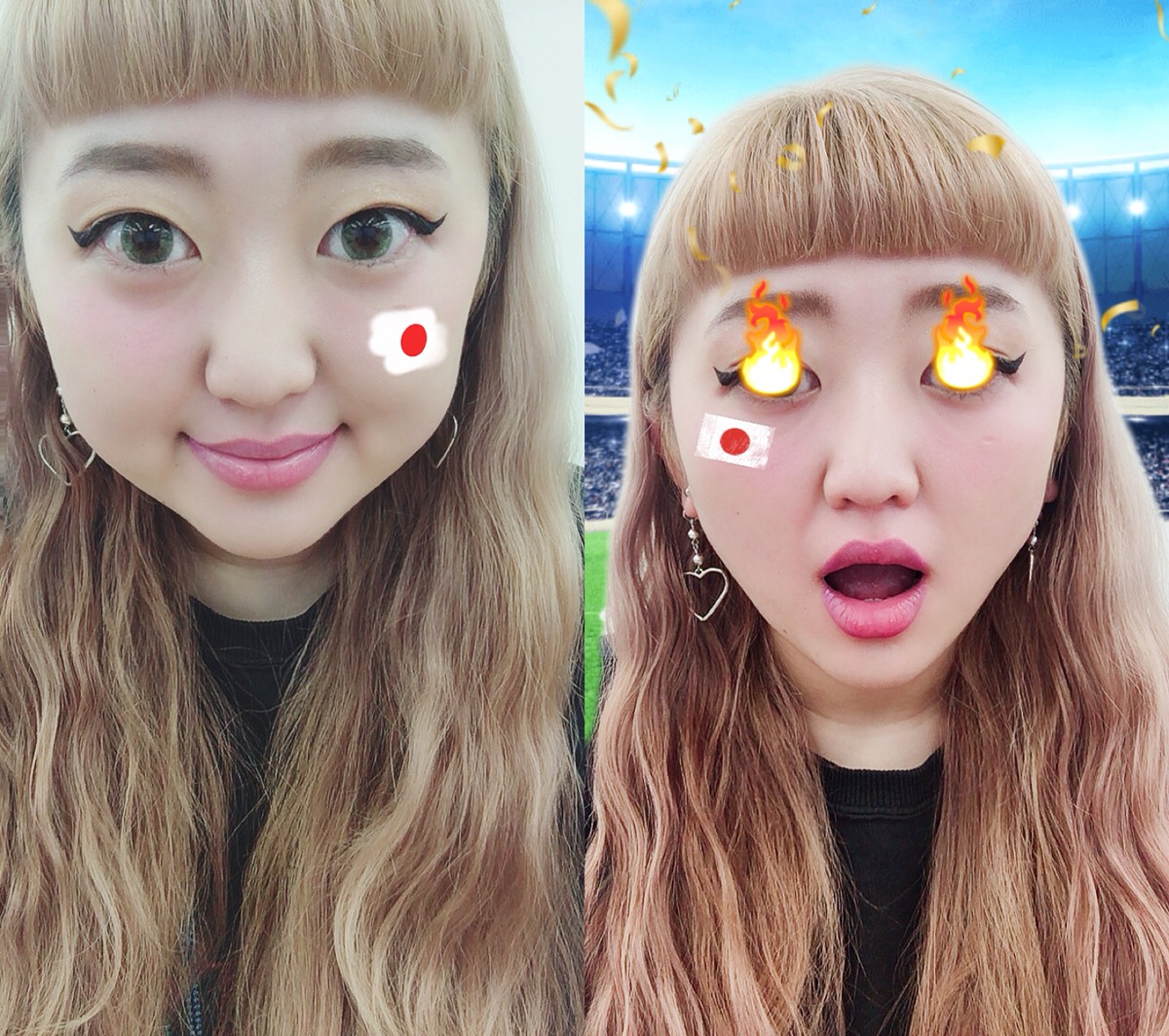 BeautyPlus日本代表スタンプ