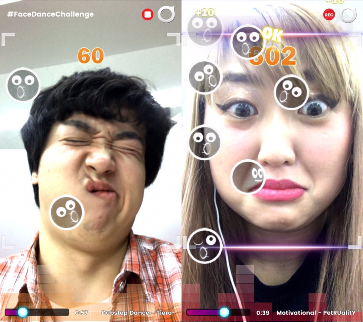変顔ゲーム リズムに合わせて変顔する音ゲーがしんどいｗｗブライアンもやってる Apptopi