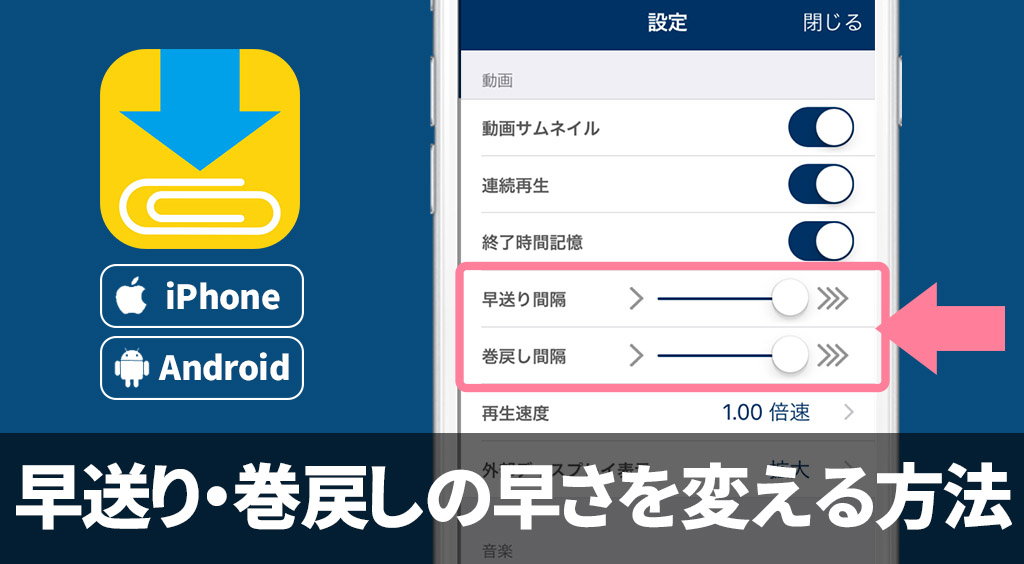 Clipboxの小ワザ 早送り 巻戻しの早さを変える方法 Apptopi