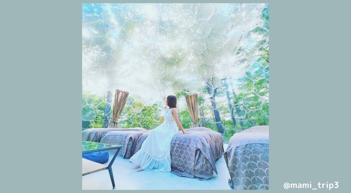 インスタ映えなグランピング体験♡コスパ神の透明ドームテントが人気の「TOWAピュアコテージ」を紹介！
