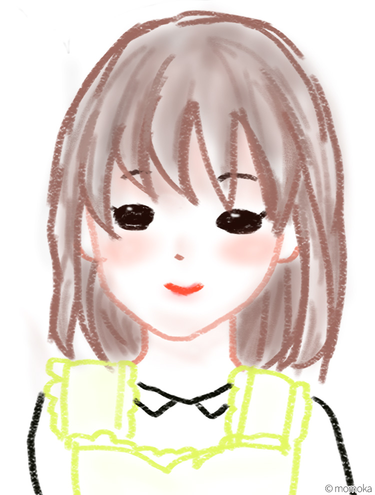 桃花作・かわいい奥さん(イメージ図)