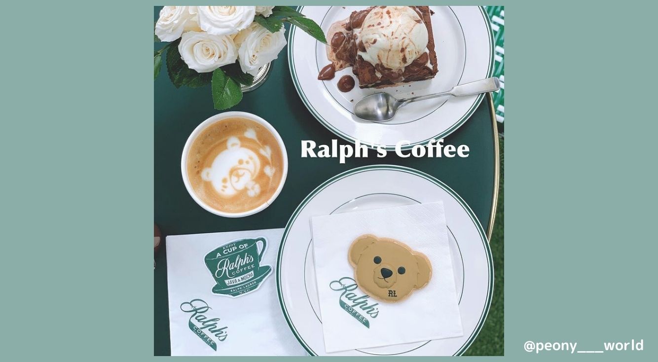 ポロベアクッキーにラテアート！「Ralph's Coffee（ラルフズコーヒー）」のくまメニューが可愛いって噂♡