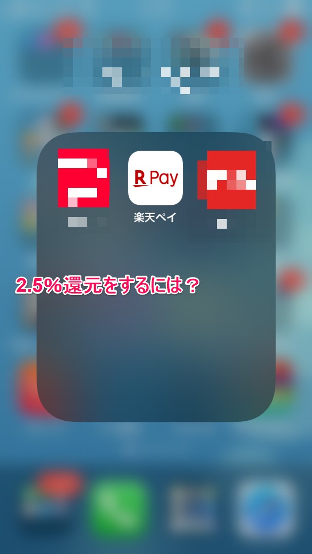 【楽天ペイ】ポイント・クレジットカード支払いの還元率1-5