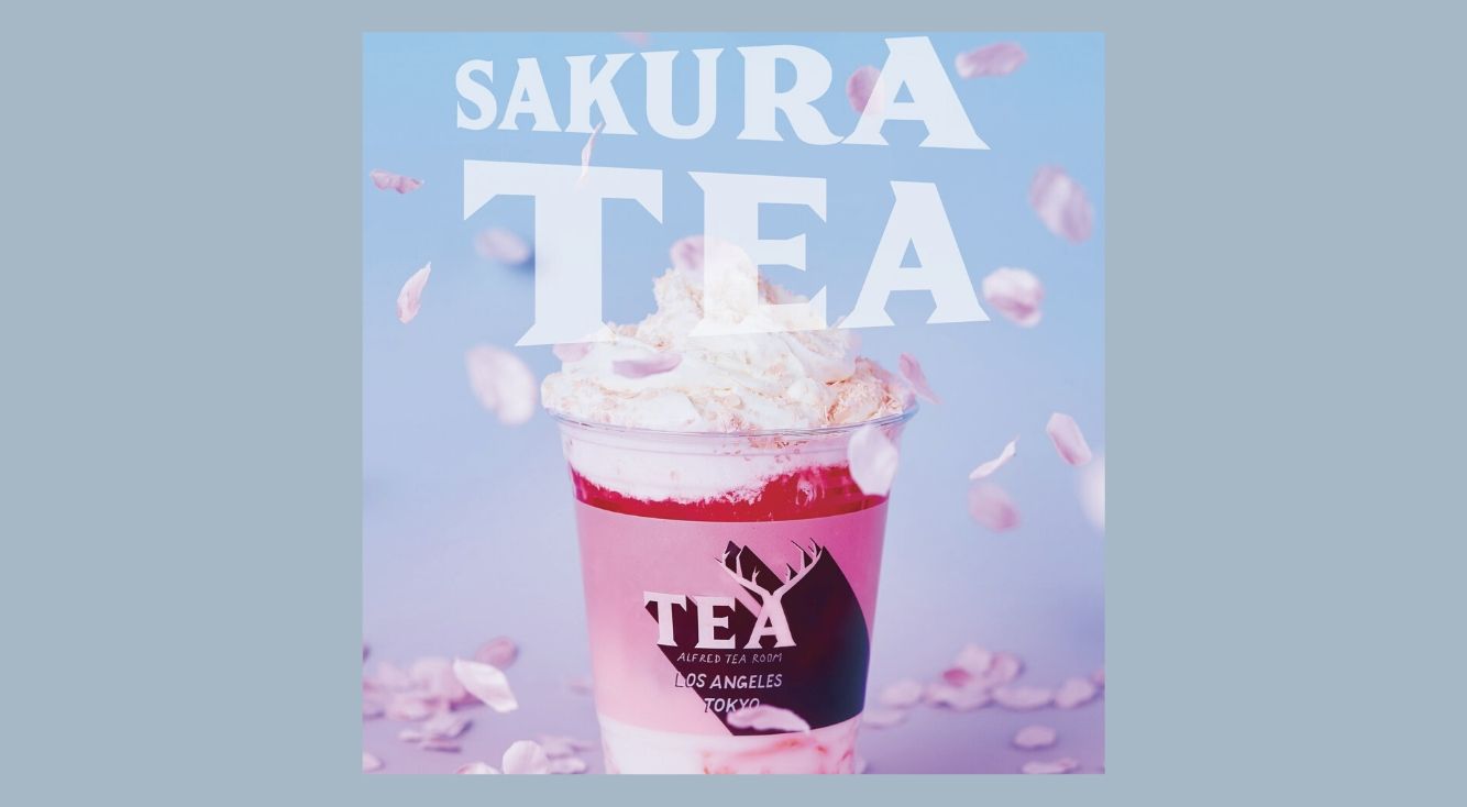 「ALFRED TEA ROOM」から「桜」をイメージしたピンクの限定メニューが登場！